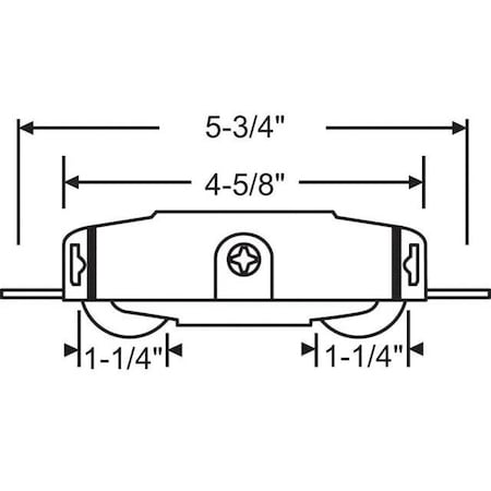 Strybuc SS TANDEM ROLLER ASSY 1-1/4 9-312NPB